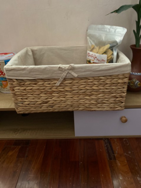 Ui. Cái giỏ to xỉu luôn. Mặc dù cũng biết là size L :))) đóng gói chắc chắn. Giao hàng siêu nhanh. Mình đặt sáng hôm trước và sáng hôm sau là nhận được.