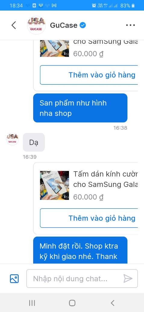 Treo đầu dê bán thịt ***. Đăng hình sản phẩm này nhưng giao sp khác. Mình hỏi thì nói chỉ "khác bao bì". Hahaha!!!. Mình ghét ko đổi mà cho thằng em gần nhà kết quả dán ko được giống như bị vênh. Mọi người cân nhắc cho thật là kỹ khi mua ở đây nha.