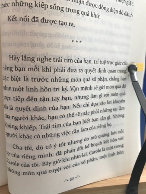 Dù tin hay không thì cũng nên đọc qua một lần. Nếu chọn tin bạn sẽ chấp nhận và chữa lành được những khổ đau do các mối quan hệ người - người gây ra.
Có lẽ tôi đã tin nên vũ trụ mới dẫn dắt tôi đọc quyển sách này. Xong, tôi lại vững niềm tin của mình hơn một chút nữa. Mặc dù vẫn còn rất nhiều điều chưa thông tuệ.