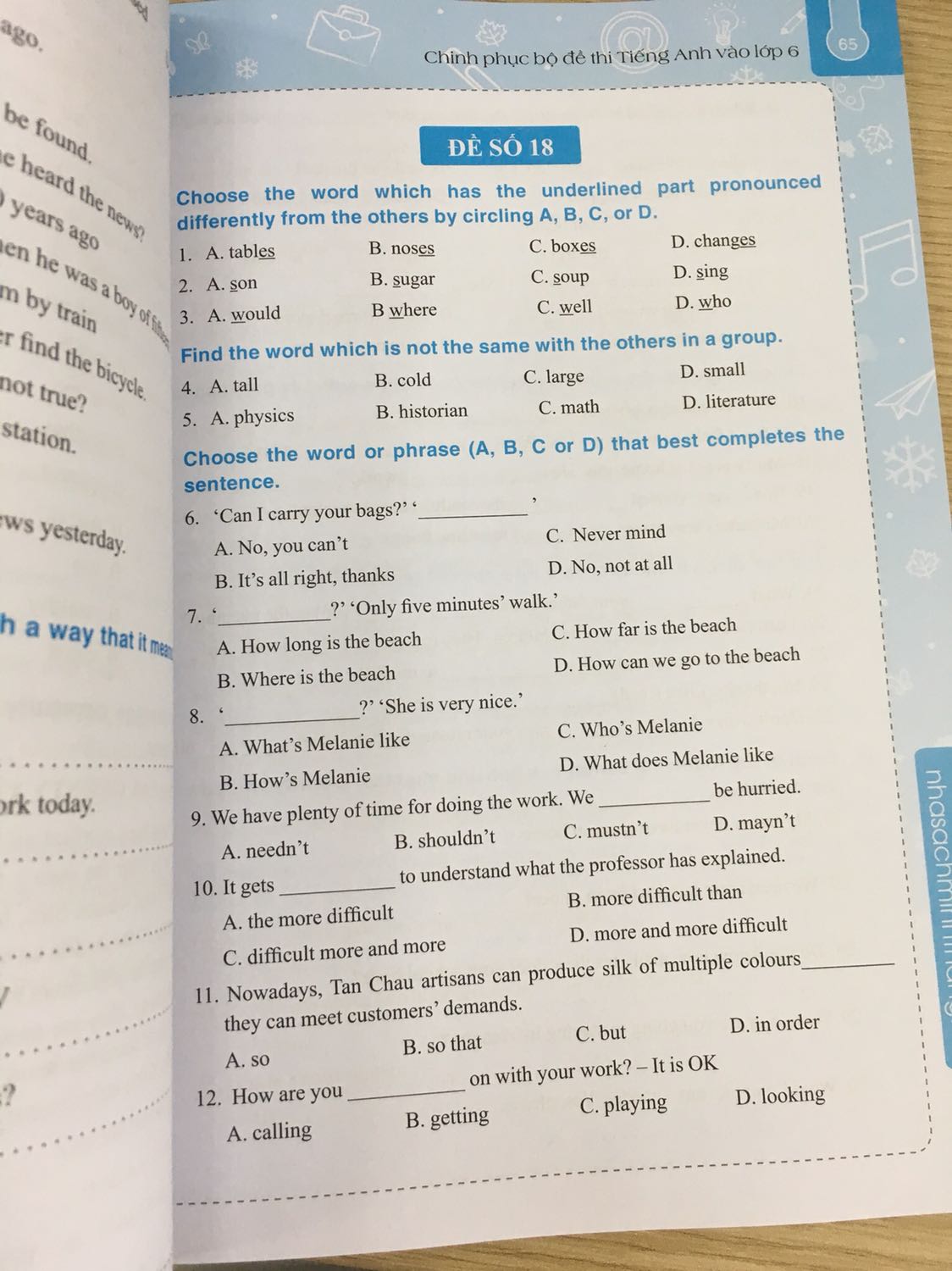 Tiki đóng gói cẩn thận, giao hàng nhanh.
Sách đẹp, có in màu, k bị lỗi bung giấy như mấy bạn mua trc.
Vẫn luôn tin tưởng Tiki. ^^