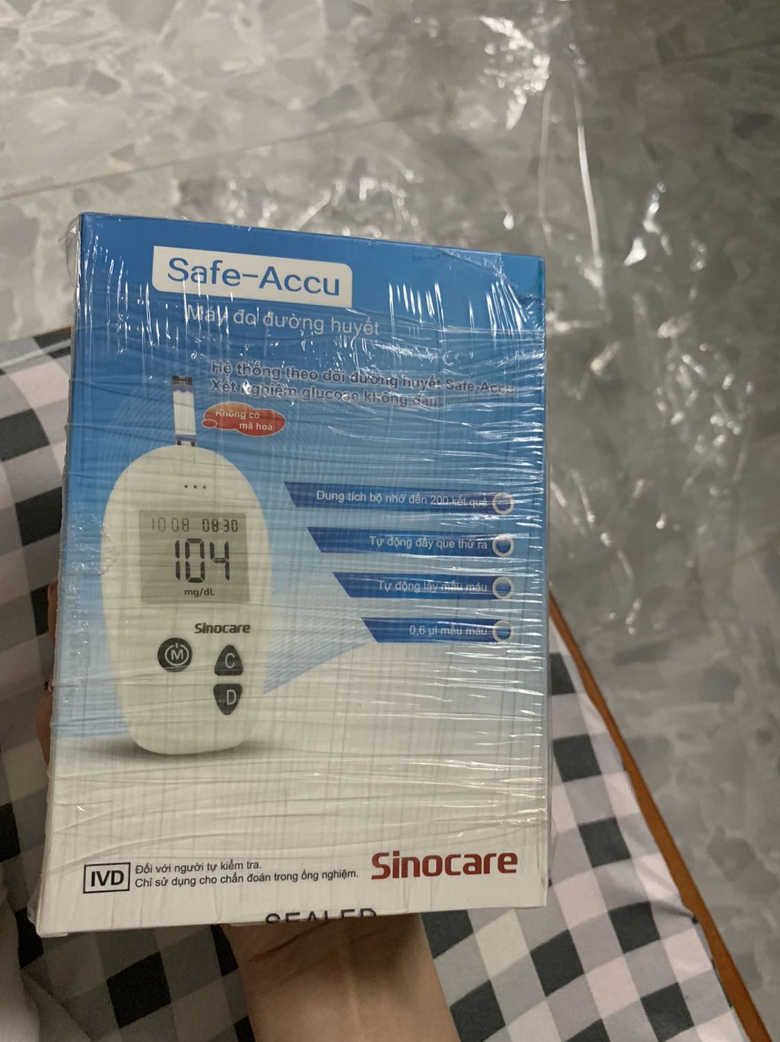 Mua cho ba mẹ dùng, cách sử dụng cũng khá dễ.
Người lớn tuổi hay bị đường cao nên mình nghĩ nhà nào có ng lớn cũng cần 1 bộ.
Chỉ thắc mắc là tại sao lại có hạn sử dụng nhỉ. Nó là máy đo thì chỉ k sử dụng nữa nếu nó hư thôi chứ.