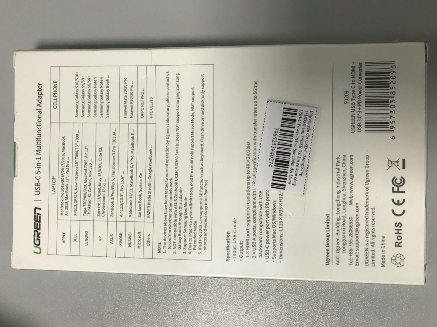 thiết kế nhôm chắc chắn, đẹp
cắm HDMI sử dụng cho màn 2K thời gian dài thì cũng chỉ hơi ấm chứ không quá nóng