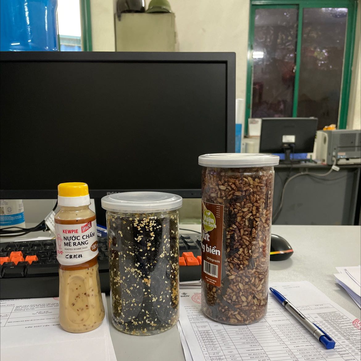 Giao hàng nhanh rong biển kiểu sợi dài nên hơi dai