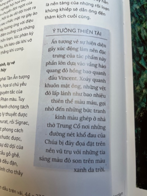 Sách bị đổ bóng gây khó đọc, nội dung sơ sài chỉ ở bề nổi, trang nào cũng bị lem. Sách có vẻ rất to nhưng font chữ lại lớn, cách dòng nhiều, đọc tầm 30’ là xong. Nói chung với mức giá này thì đáng thất vọng.