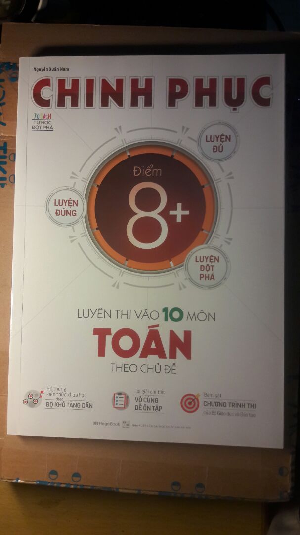 Dù giao trễ hơn hẹn 1 ngày nhưng vẫn ok lắm nho ?❤ , lý do nên mua :
• Shipper thân thiện , đáng yêu , nhiệt tình?
• Đúng mẫu mã , hàng đóng gói cẩn thận?
• Sách hệ thống kiến thức khoa học , lời giải chi tiết , độ khó tăng dần , bám sát chương trình thi ( có nhiều đề của các tỉnh thoải mái thử sức ?✔)
● Nắm chắc 8,9,10 trong tay - hăng say cùng CHINH PHỤC 8+ LUYỆN THI VÀO 10 MÔN TOÁN ??
❤Chúc các bạn học tốt❤