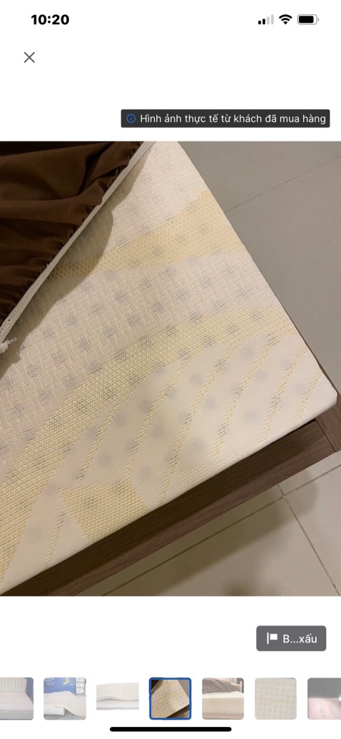 Giao hàng nhanh nhiệt tình rất hài lòng. Về phần nệm cảm giác nằm êm ái nhưng ko quá mềm rất vừa ý mình.nhược điểm là nệm mới nên mùi cao su rất nòng.hi vọng nằm vài ngày nửa sẽ hết