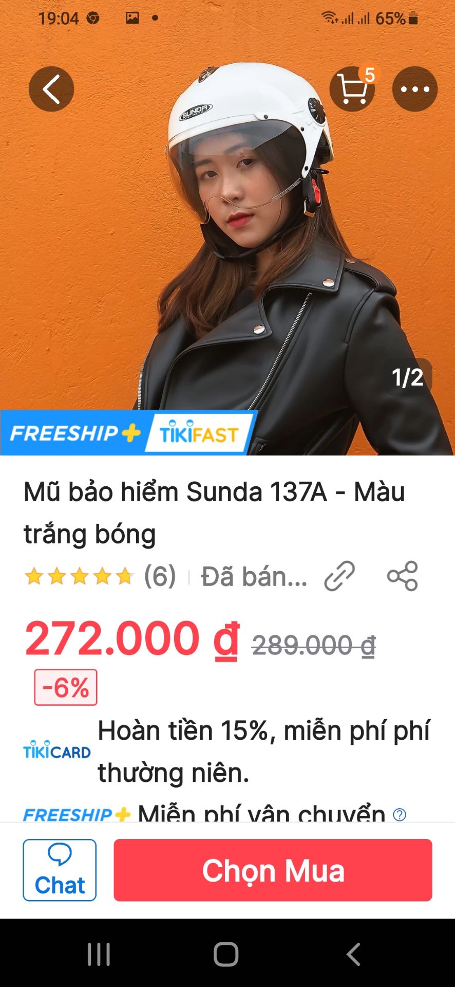 đặt hàng màu trắng khi đưa tiki ko đưa đúng màu mẫu,hỏi ra nói kho đưa nhầm.Lần này 2 lần rồi.