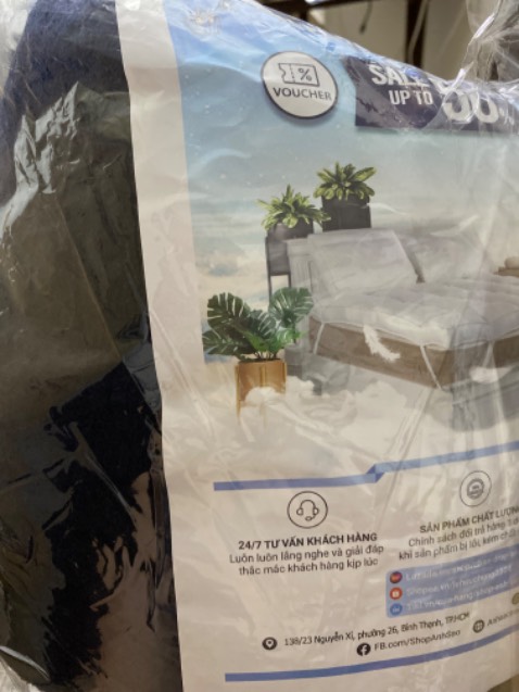 Mền sờ vào mịn, mềm, gói trong bao có nhãn đàng hoàng, sạch sẽ, shop giao rất nhanh.