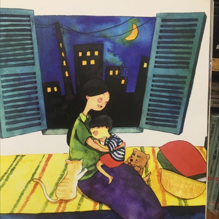 Tranh đẹp, lời yêu là cuốn sách này đây ạ.
Bé nhà mình thích lắm, tối nào trước khi đi ngủ cũng đọc cho con nghe, thế là con chìm vào giấc ngủ ☺️