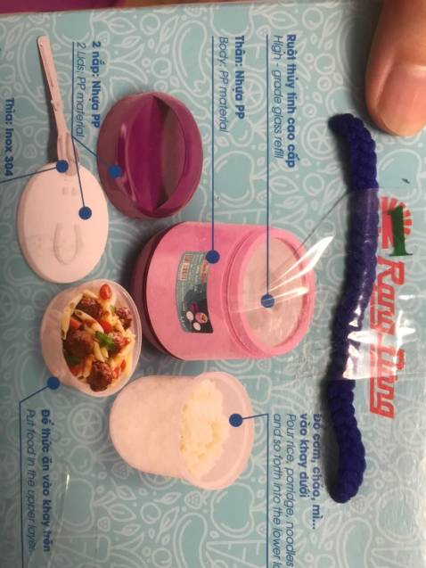 chất lượng tốt, có đính kèm thêm thìa inox tiện lợi