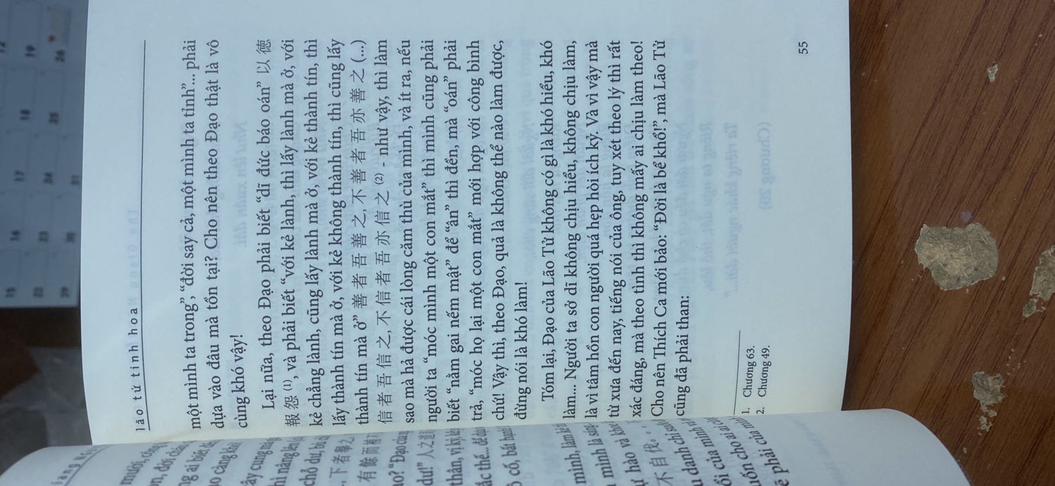 Tiki đóng gói đẹp, giao hàng nhanh. Sách bàn về cái Đạo của Lão Tử, triết lý của bậc thánh nhân nên đôi khi cũng hơi khó hiểu. Nhưng bác Thu Giang giảng giải về Đạo nên cũng hiểu được đôi phần tư tưởng của Lão Tử.