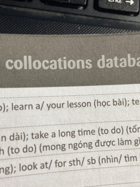 Sách dịch sai nhiều chỗ, dịch không sát nghĩa tiếng anh của từ. Phần phụ lục của phrases and collocations và word pattern không xếp theo bài học mà xếp theo alphabet khiến cho việc tra cứu và học khó và mất thời gian hơn Sách dịch sai nhiều chỗ, dịch không sát nghĩa tiếng anh của từ. Phần phụ lục của phrases and collocations và word pattern không xếp theo bài học mà xếp theo alphabet khiến cho việc tra cứu và học khó và mất thời gian hơn