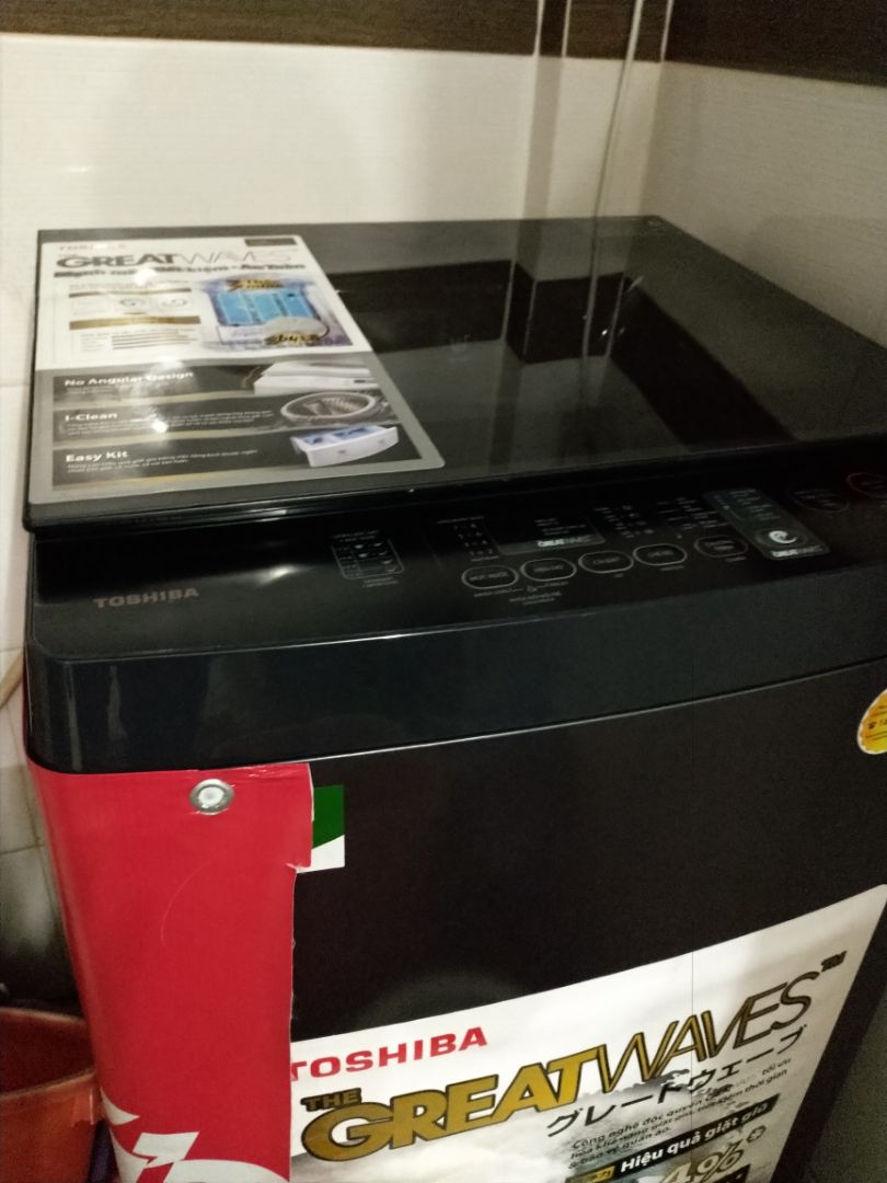 tiếng máy êm, giặt áo quần sạch, giao hàng nhanh