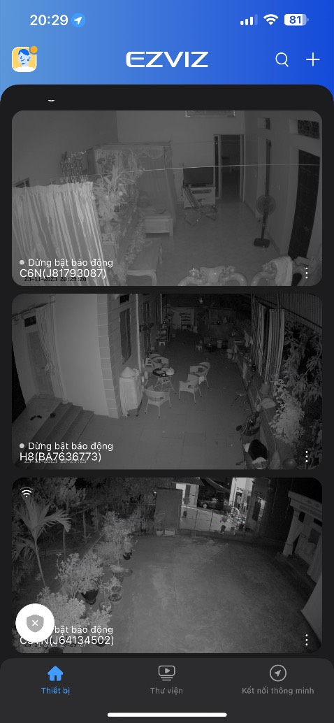 Hình ảnh rõ nét cả vào ban đêm