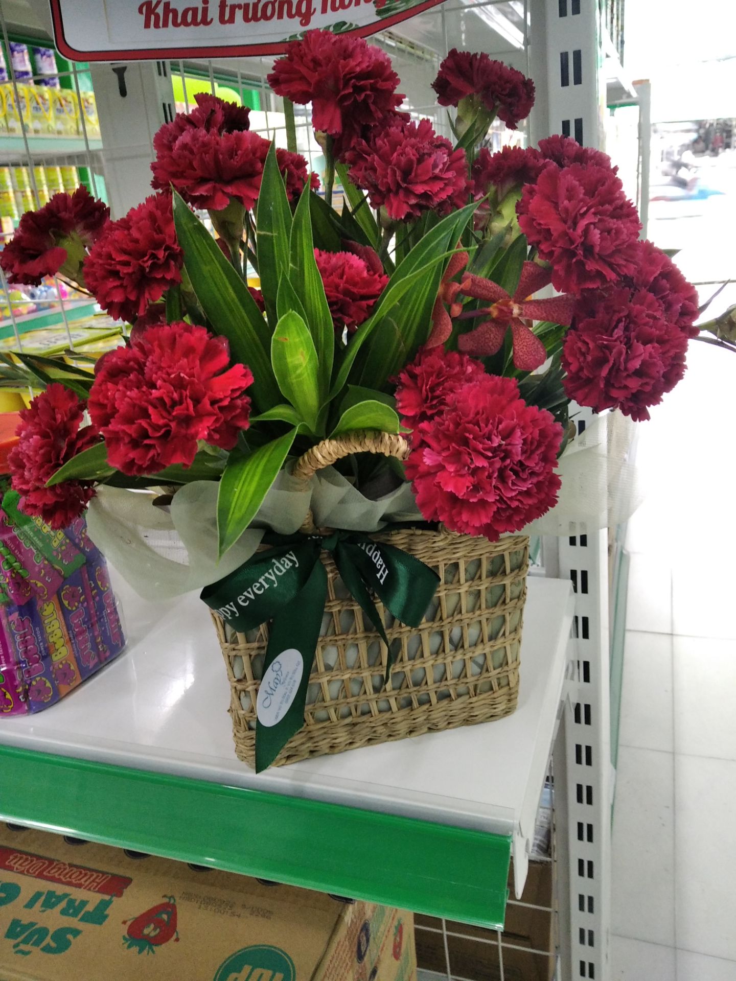 hoa khoẻ, thơm. Đóng gói cẩn thận