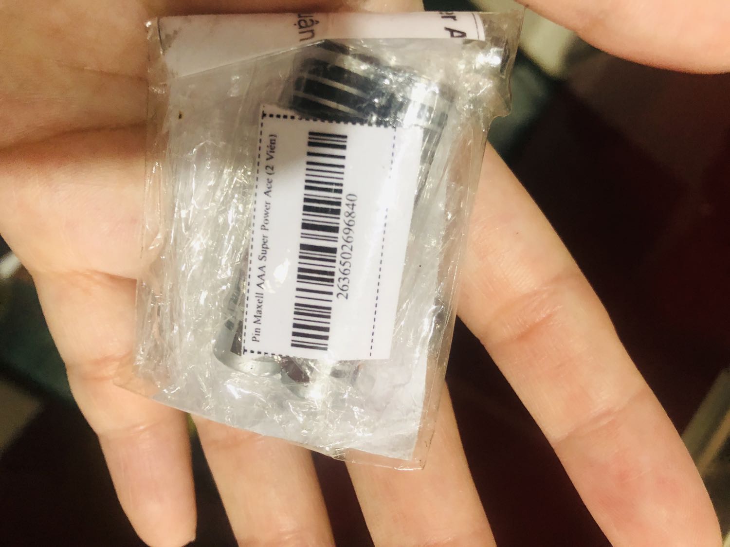 Giao nhanh 2h. Giao đúng pin, bọc bao rất kĩ, giá ok.