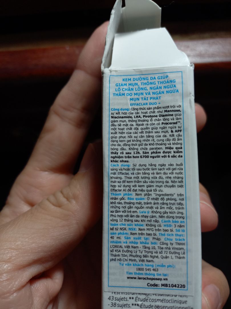 Trị mụn và trị thâm tốt, thích hợp cho mọi lịai da nhưng tốt nhất vẫn là cho da dầu. 1 tuýt kem mình xài khá lâu do chăm sóc da mặt kĩ nên lâu lâu mới có 1 cái mụn, bôi vào vài ngày là xẹp