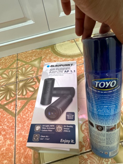 Cảm giác rất hài lòng. Shop còn tặng thêm 1 lọ Toyo.