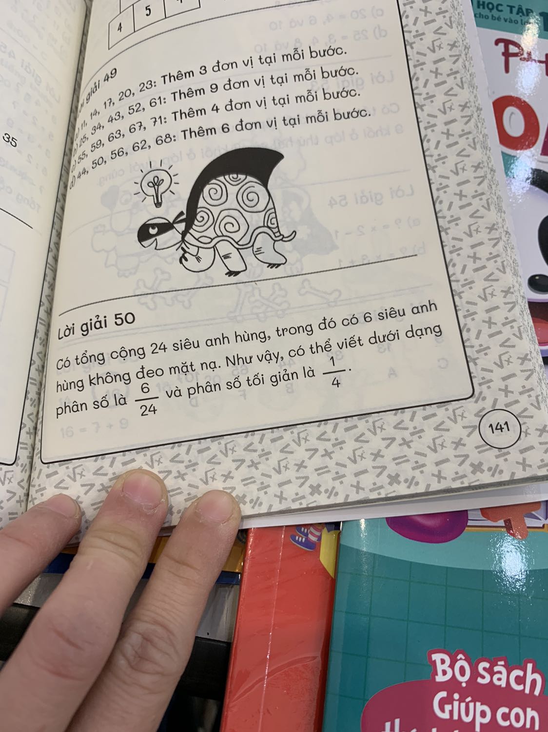 Sách cho bé theo từng cấp độ, có lời giải cụ thể . cuối trang có phần giấy trắng để các bé làm bài tập luôn rất tiện