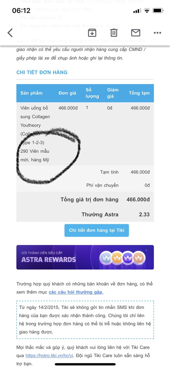 Tôi đặt đơn 290 viên -giá 466k, khi giao có 160 viên. Do tin tưởng tôi quên kiểm tra... kiểu này chắc cạch luôn quá