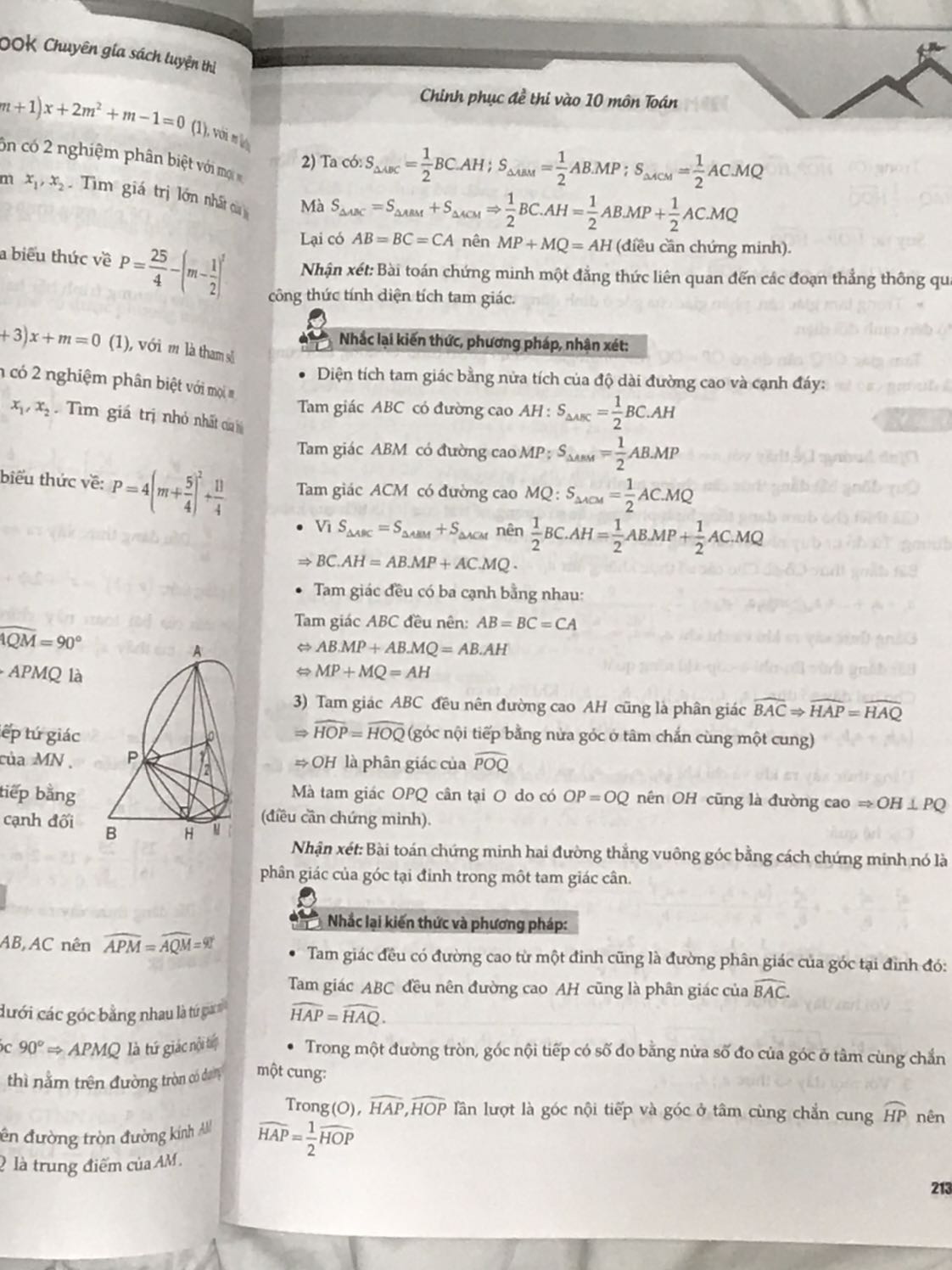 Sách rất to và nhìn cũng rất mới mặc dù có một vết bẩn nhỏ ở bìa sách (nhưng nó nhỏ lắm nên không sao đâu). Chất lượng giấy rất đẹp và in đều chữ, không bị nhoè, nhìn thích mắt lắm. Sách có nhiều bài tập và chú thích rõ ràng nên có vẻ không bị khó hiểu, mình nghĩ nó sẽ có ích chi việc ôn tuyển sinh.