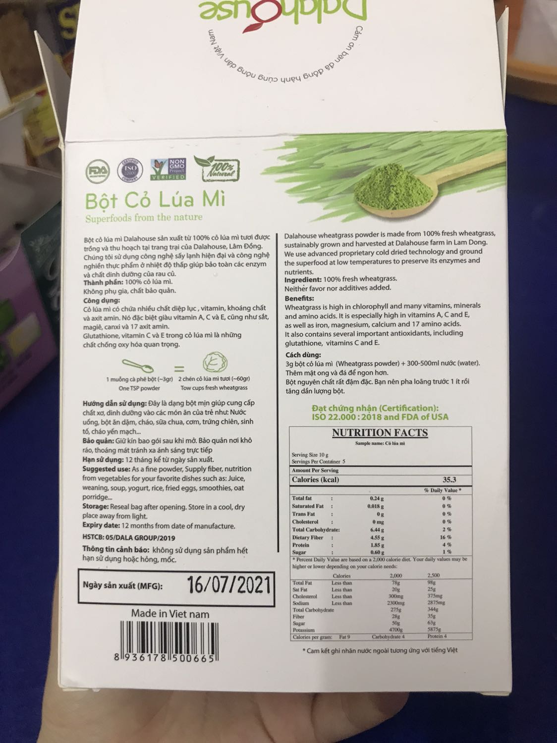 Lần đầu mua sản phẩm.  Nhan viên tiki giao nhanh. Hộp in ấn moi chi tiết rât rõ ràng, bắt mắt. Nhìn dê thương. Va có lẽ cũng la một sản phâm tôt đê mn nên mua sử dụng. 😍😍😍 chac chắn se ủng hộ shop!