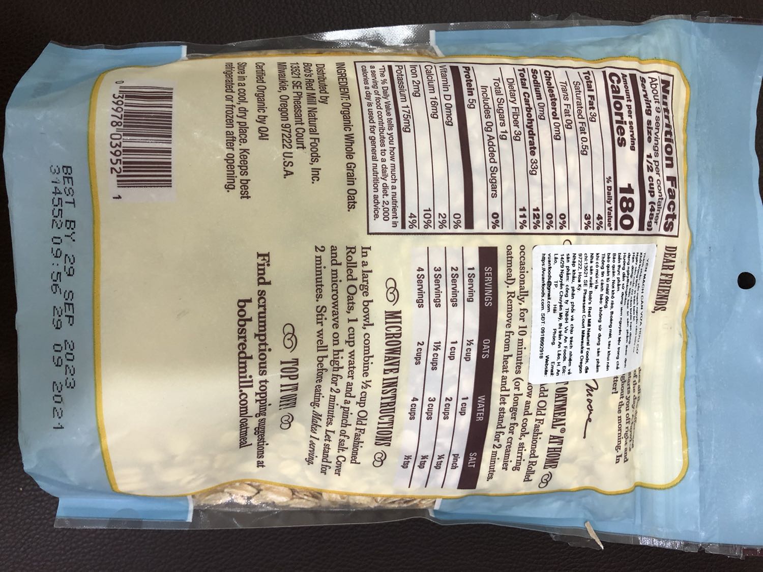 Giao đúng hàng. Đóng gói kỹ. Chất lượng ổn.  Nấu hơi lâu.