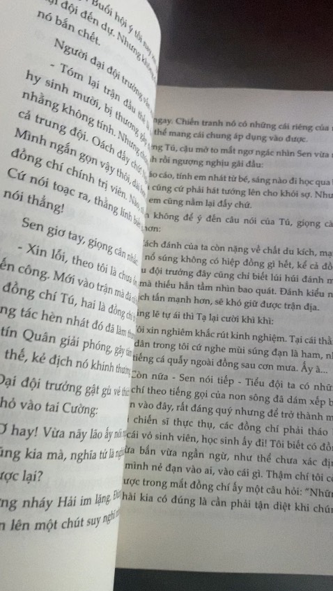 Sách xịn thơm 
Chữ rõ mực
Giao lâu nhưng chăm sóc khách hàng tốt
nhắn tin trả lời và hối hàng
có cho thêm bánh làm quà
