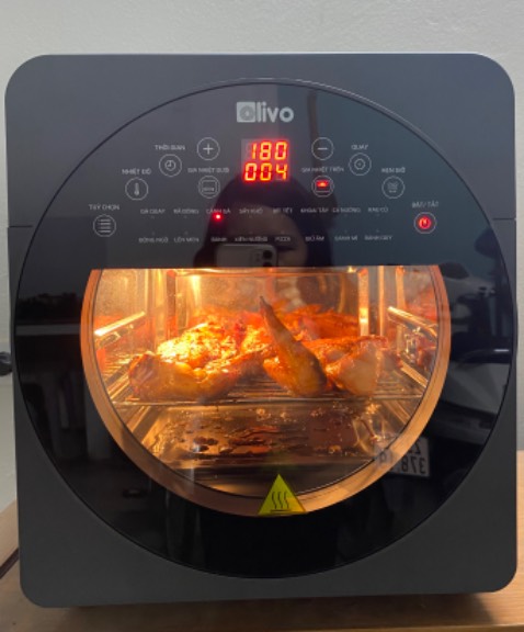 Giao hàng nhanh, mẫu mã đẹp, máy kêu êm, nướng thịt buổi đầu khá ngon và màu thức ăn rất đẹp😊😊😊 Giao hàng nhanh, mẫu mã đẹp, máy kêu êm, nướng thịt buổi đầu khá ngon và màu thức ăn rất đẹp😊😊😊