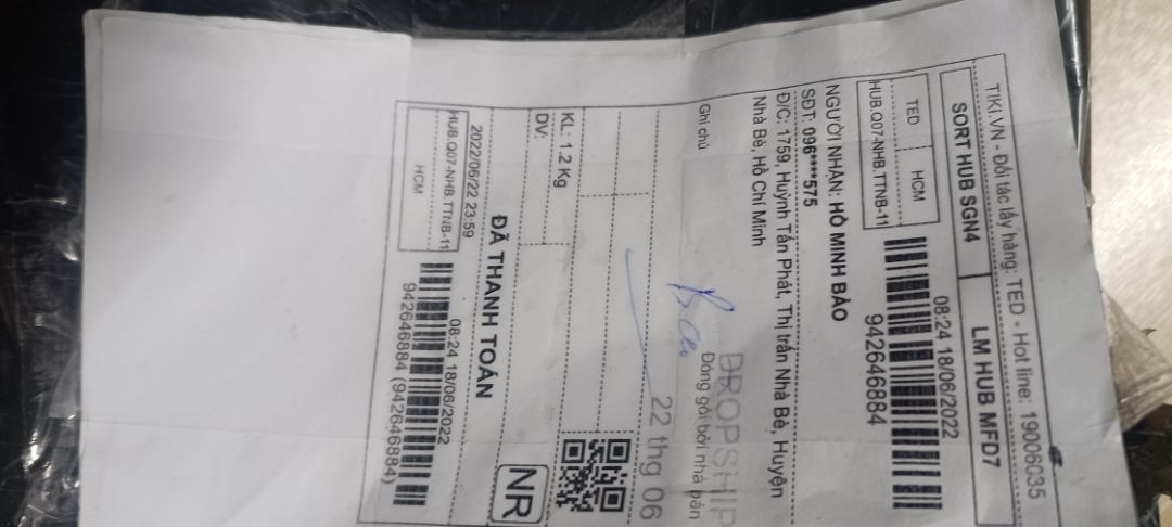 Cửa hàng giao hàng lộn hay lường gạt vậy, đã giao trễ còn không đúng sản phẩm Cửa hàng giao hàng lộn hay lường gạt vậy, đã giao trễ còn không đúng sản phẩm