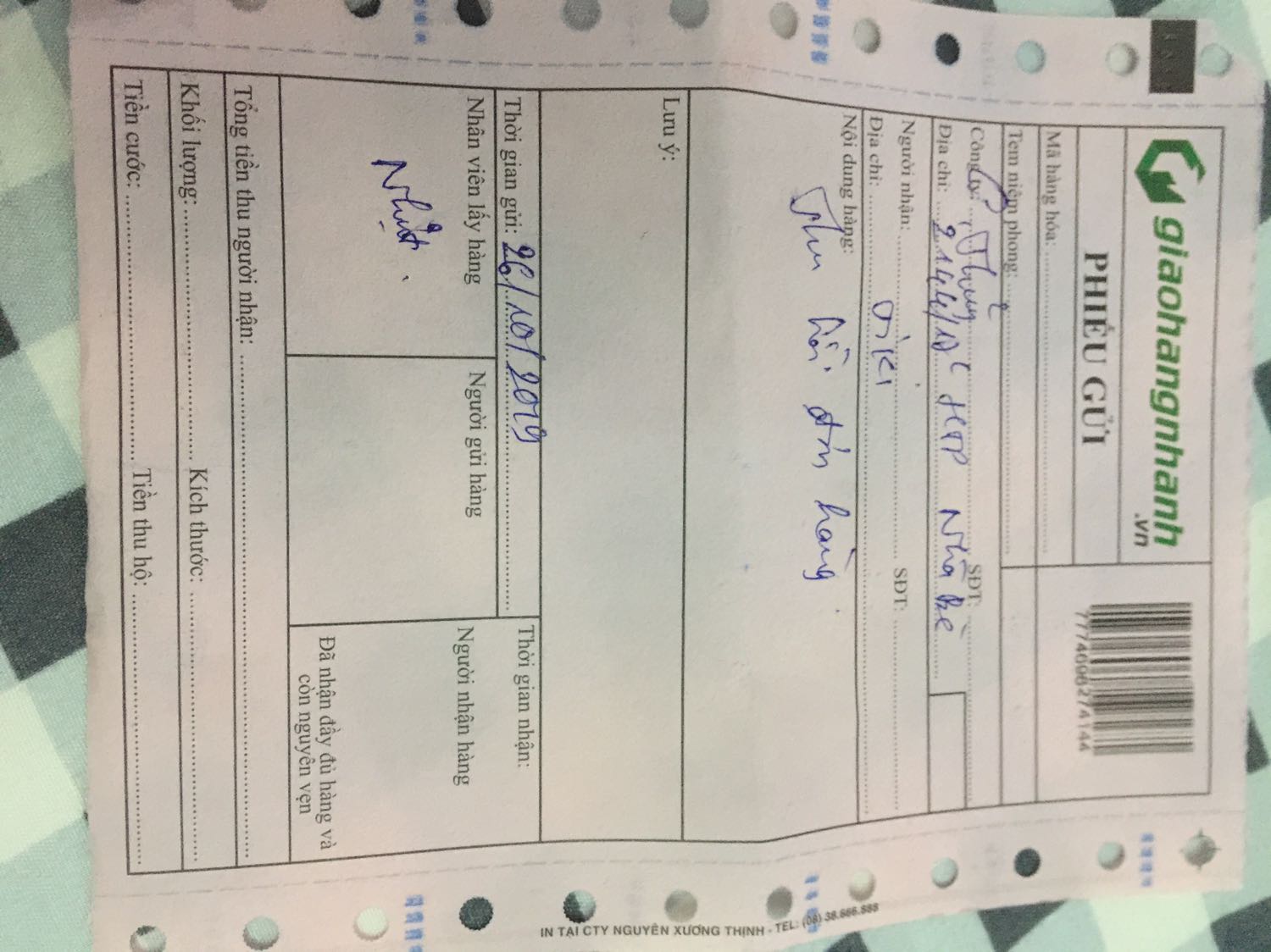 Đang chờ shop đỗi lại .. Hàng đã được Thu hồi ..Hy vong sắp tới nhận lại tot hơn khong bi lõi lần thứ 2 
26/10/2019 đã được Tiki thu hồi