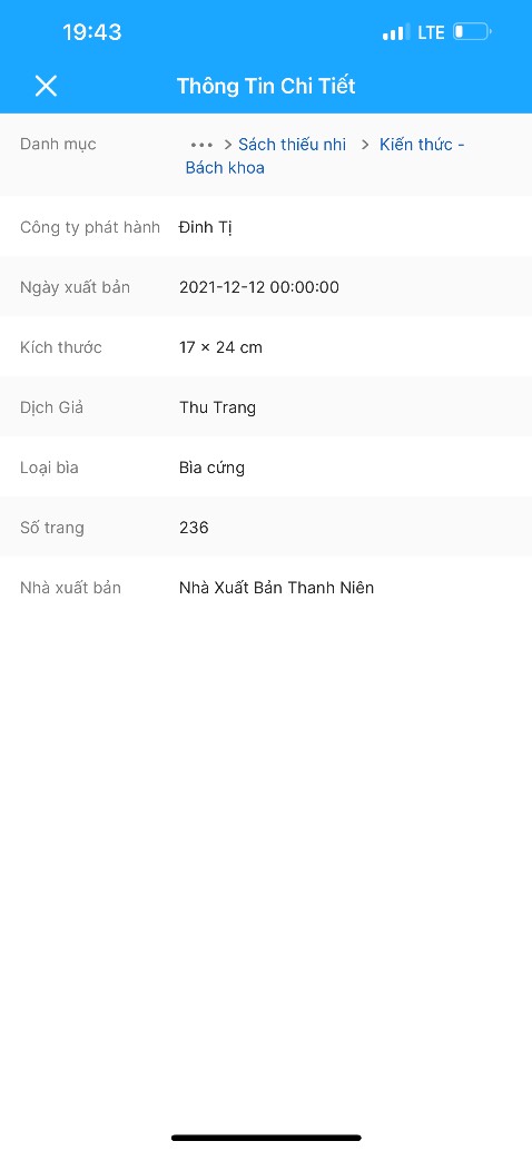 Đóng gói cẩn thận, giao nhanh. Tuy nhiên thông tin sách 236 trang, thực tế chỉ 128 trang. Đề nghị nhà cung cấp giải quyết việc này.