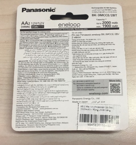 Tôi không tìm thấy ngày sản xuất của 2 viên pin