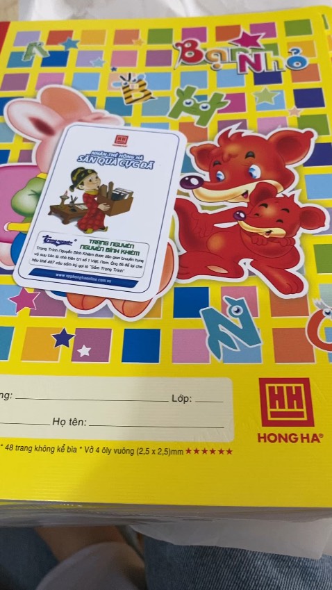 Vở tập đẹp,giấy dày,viết rất đẹp,viết hết sẽ mua tiếp