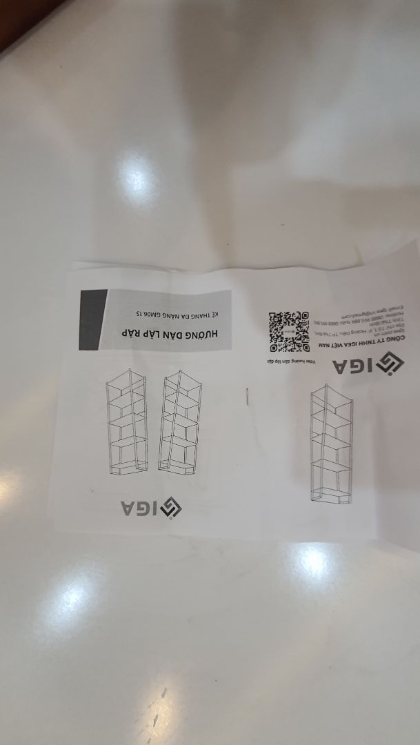 Đặt kệ Tivi treo tường mà lại gởi kệ đa năng. Đề nghị đổi lại hàng gấp