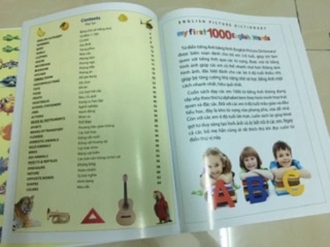 Sách có phiên âm tiện dạy bé phát âm chuẩn