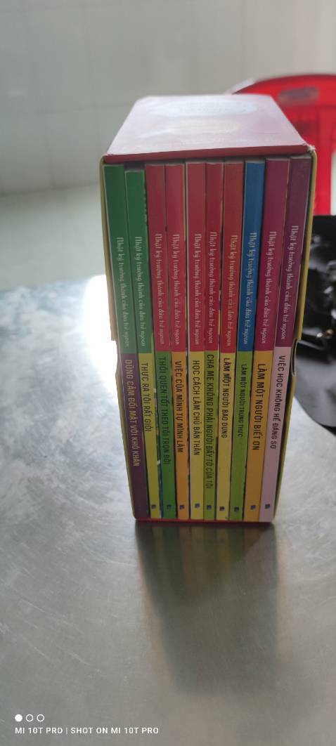 Ok ổn,sách đc đóng gói hơi sơ sài làm cho box hơi bị móp móp tí nhưng vì mua cho mấy đứa em ở nhà đọc thì trước sau nó cũng banh cho nên chấp nhận dc,còn về nội dung mình có đọc qua thì thấy nội dung cũng khá hay,câu từ lôi cuốn,giá cũng ok.