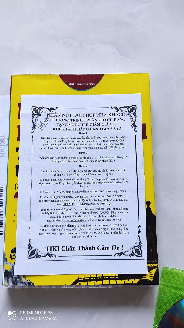 sách mới 2021 đóng gói kỹ càng, có tặng kèm 2 dvd tài liệu. Nhân viên giao hàng nhanh, nhiệt tình.