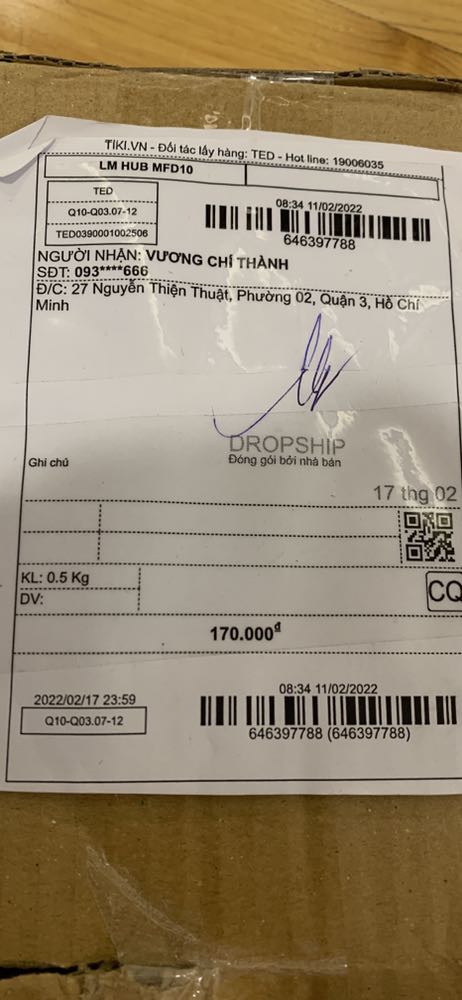 Giao sai mẫu rồi shop ơi, đặt loại khác mà