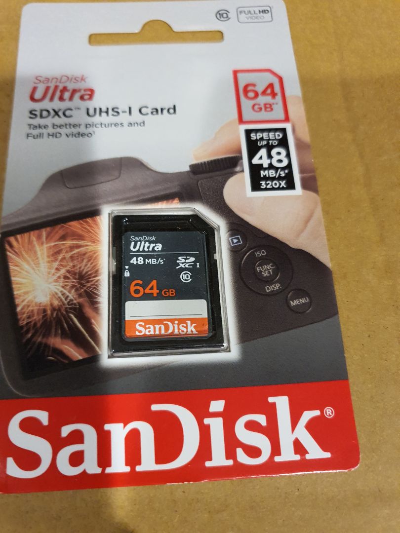 Thẻ nhớ ghi đọc tốt, tốc độ cảm thấy khá nhanh dù không đo chính xác. Dung lượng  59,4/64GB. Giao hàng thì hơi đắt và lâu.