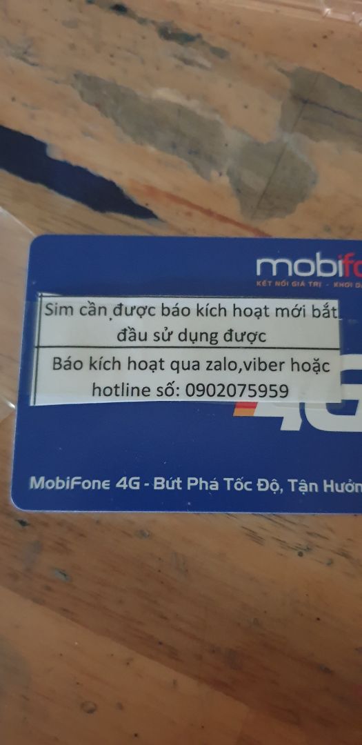 Đã nhận được Sim nhưng chưa sử dụng được ! 
Thấy mua ở Cellphones báo giá 1.4*** rẻ hơn mua trên này( trên này ghi giá 2.4*** trong khi thực tế 1.8***)
(Không biết sài đảm bảo không )