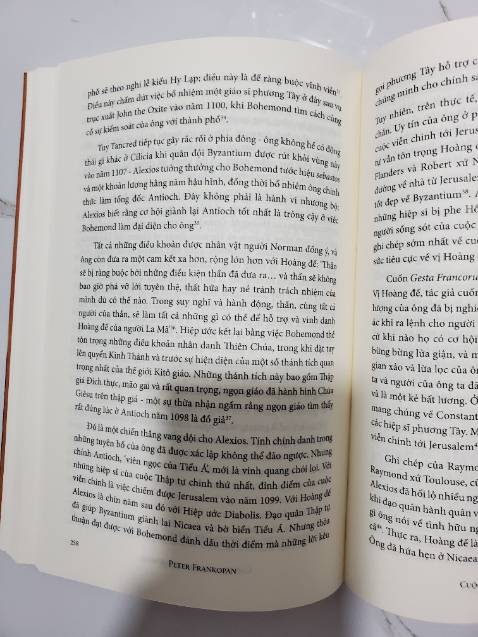 Nội dung hay, nhiều đoạn viết sâu sắc. Mở ra một chân trời mới về cuộc thập tự chinh vĩ đại.