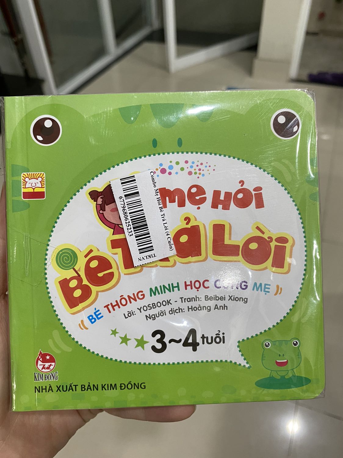 Thích nội dung. Nhưng sách nhỏ, dan gáy nên khó thao tác cho mẹ & bé cùng chơi