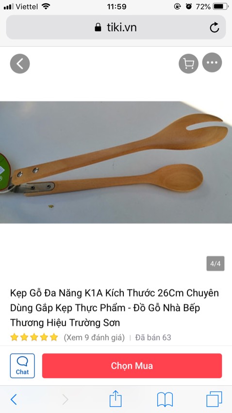 Vừa giao không đúng loại vừa thiếu hàng. 
* Đặt hàng: 5cái/hộp x2. Giao hàng loại rời, nhỏ, mỏng hơn, chỉ có 9 cái. Tôi chụp so sánh 2 loại (đã mua xài thử, nay đặt thêm mà giao như vầy)
* Cùng đơn, tôi đặt kẹp gỗ loại K1A giao K5. Phiền lòng.