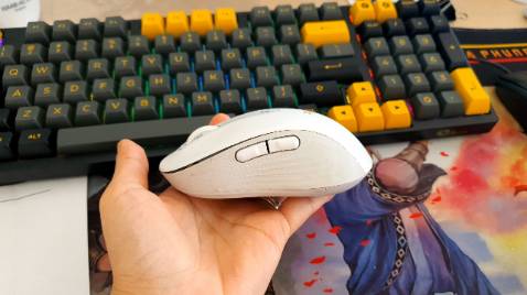 Đã mua 2 chuột này từ store, dùng khá ok, chuột đầm tay. Một chú bị hỏng receiver sau 6 tháng sử dụng, shop đã bảo hành rất nhanh.
Tuy nhiên, không nên mua màu trắng vì phần cao su bên hông chuột dễ bám màu ố vàng, phần vỏ nhựa nhám dễ dính bẩn trông khá ghê.