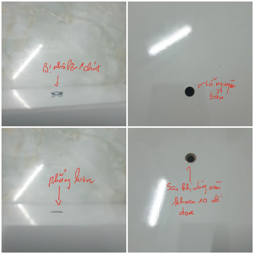 4 KHÔNG:
👍 KHÔNG thiếu linh kiện
👍 KHÔNG bị trầy xước
👎 KHÔNG hướng dẫn lắp đặt
👎 KHÔNG giống như mô tả (bé hơn mấy cm chiều cao, chiều dài)
👉 Nhưng dùng cũng được 😷