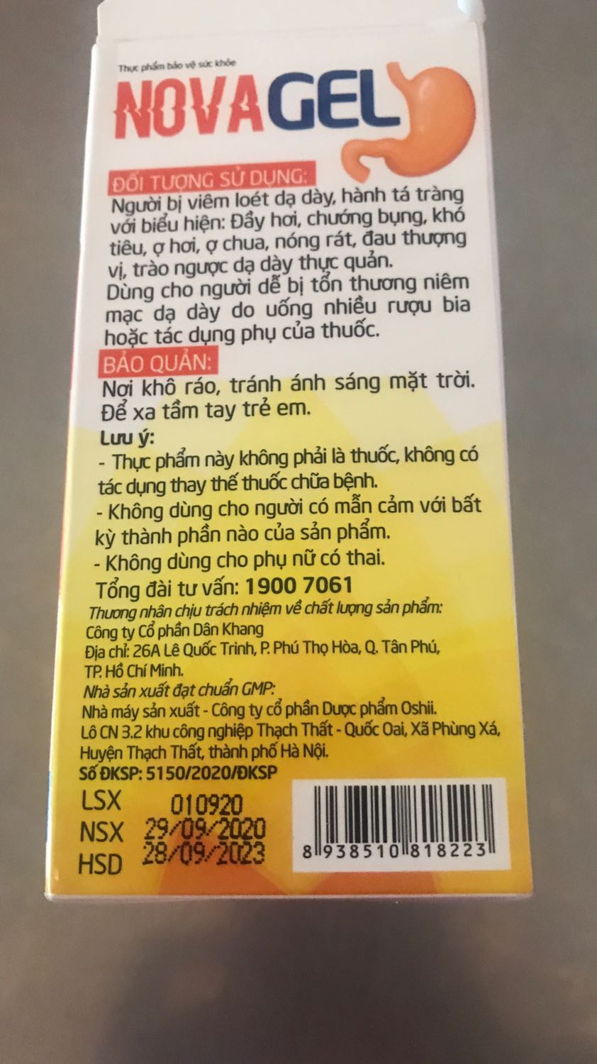 Mình ợ chua, thậm chí ợ cả thức ăn luôn, uống hết hai ngày là bốn gói thấy giảm là vẫn ợ mà không trào thức ăn, kiểu ợ hơi, thuốc ngọt ngọt dễ uống và có mùi nghệ với mật ong, sẽ cố gắng duy trì uống để xem kết quả thế nào