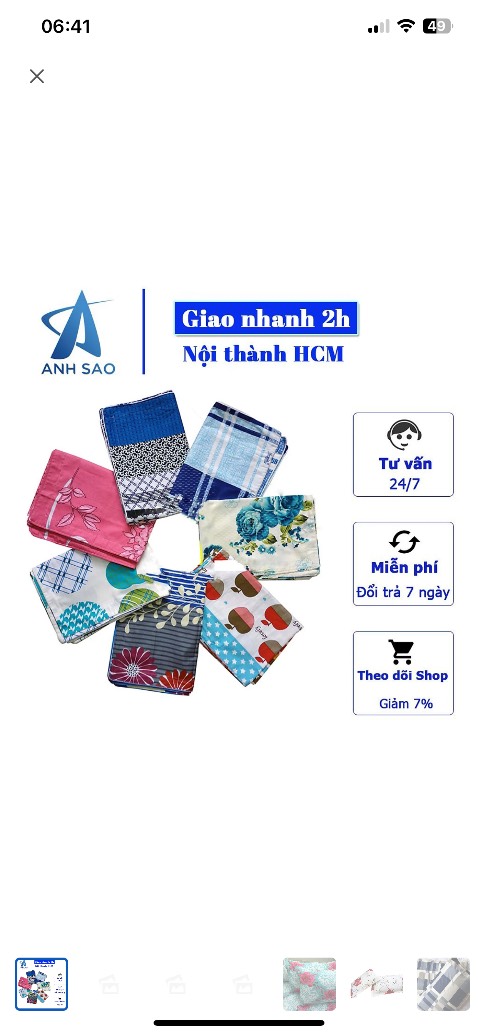 Mua áo gối size 50x70 mà giao áo gối nhỏ kg sử dụng được cho gối 50x70. Mình nghĩ giao đúng hàng nên kg kiểm tra, đến khi lấy gối ra bỏ vào thì kg được. Mình mua gối nằm của shop thấy được nên đặt 2 cặp áo gối mà sử dụng kg được. Mong shop buôn bán uy tín hơn, đừng buôn bán kiểu chỉ để kiếm tiền mà kg quan tâm đến chất lượng. Shop bán kiểu như là có gì bán đó kg quan tâm khách hàng đặt gì.