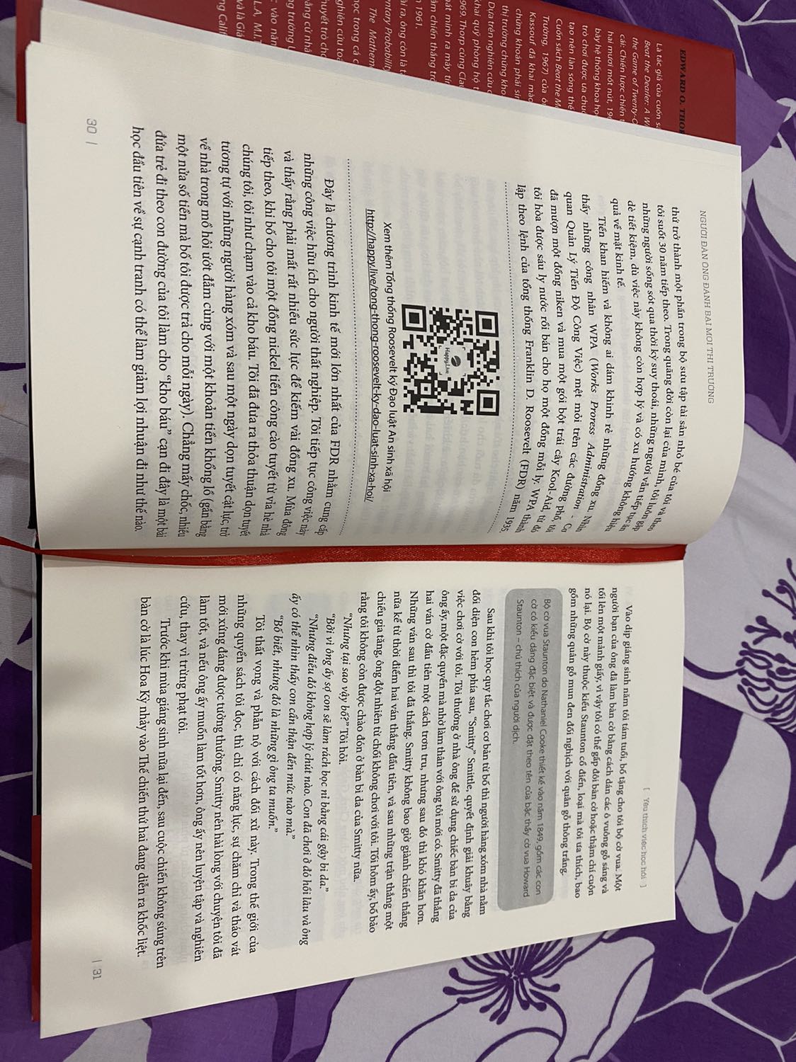 Một cuốn sách thú vị của Edward Thorp, nhân vật xuất chúng với trí nhớ dài hạn được rèn luyện từ bé, cho tới khi ông trở thành tiến sĩ toán học và đánh bại nhà cái, sau đó là phố Wall. Một cuốn sách thú vị và rất đáng mua!