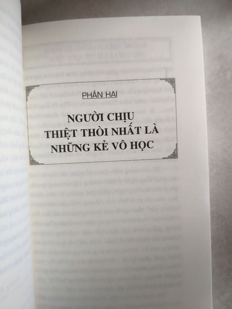 Không có người trên người, không có người dưới người. Tất cả là do sự học mà ra
Về Giao hàng: Giao hàng nhanh
Về đóng gói: Tiki luôn tuyệt vời, gói đẹp
Về chất lượng sách: Tuyệt vời ông mặt trời
Về nội dung sách: toàn những tác phẩm bán chạy toàn cầu thì chất lượng không phải bàn.
Về giá cả: rẻ không tưởng
Xin cảm ơn TIKI ❤️❤️❤️ Không có người trên người, không có người dưới người. Tất cả là do sự học mà ra
Về Giao hàng: Giao hàng nhanh
Về đóng gói: Tiki luôn tuyệt vời, gói đẹp
Về chất lượng sách: Tuyệt vời ông mặt trời
Về nội dung sách: toàn những tác phẩm bán chạy toàn cầu thì chất lượng không phải bàn.
Về giá cả: rẻ không tưởng
Xin cảm ơn TIKI ❤️❤️❤️